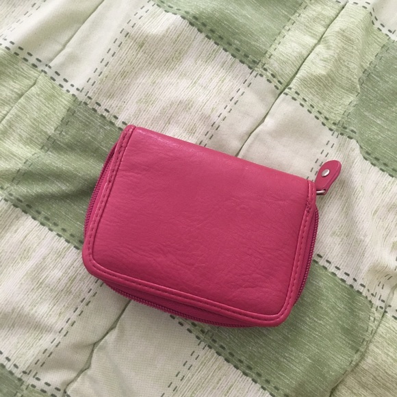Pink Zip Ribbon Wallet - Picture 3 of 3
